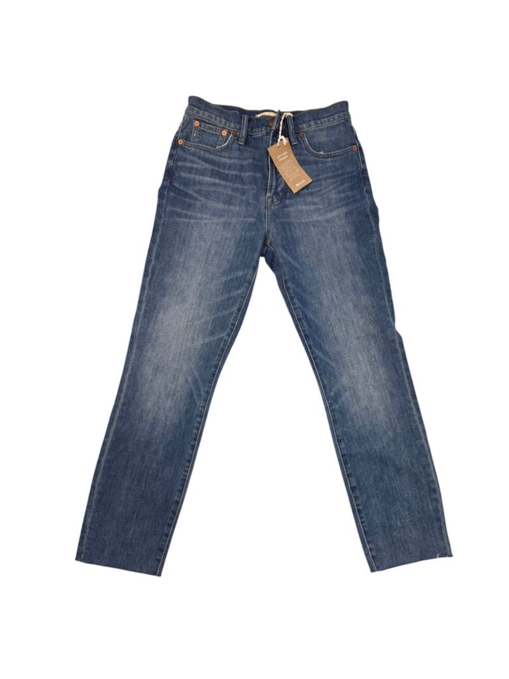 NWT The Perfect Vintage Jean Womens High-Rise Straight-Leg Madewell Jeans W27